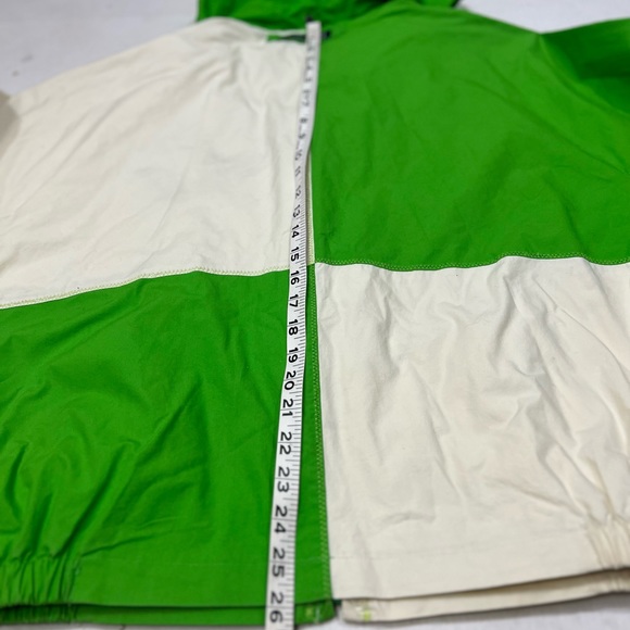 Nautica Sailing Jacket Colorblock Coat Windbreaker Hooded One Design Vintage 90s - Picture 13 of 13